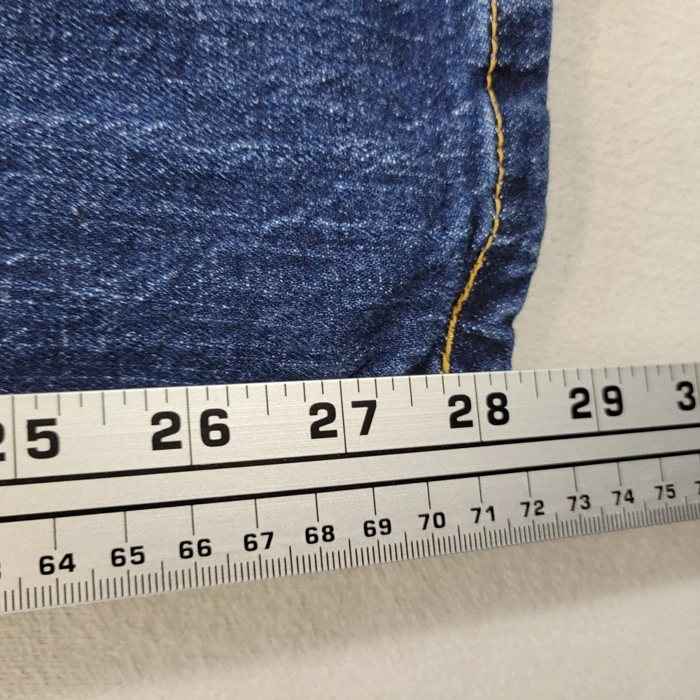 Levi's 559 Relaxed Straight Jeans Mens 36x30 Blue Denim Stretch Dark Wash